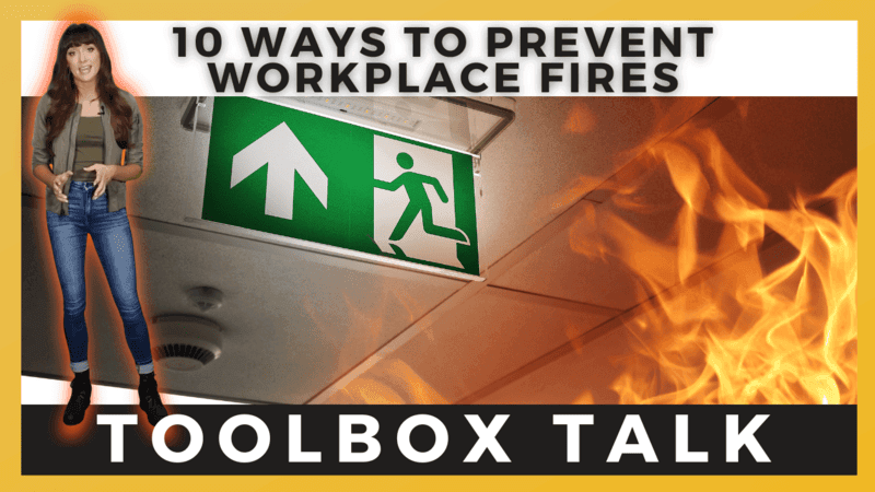 10 Ways to Prevent Fires Toolbox Talk